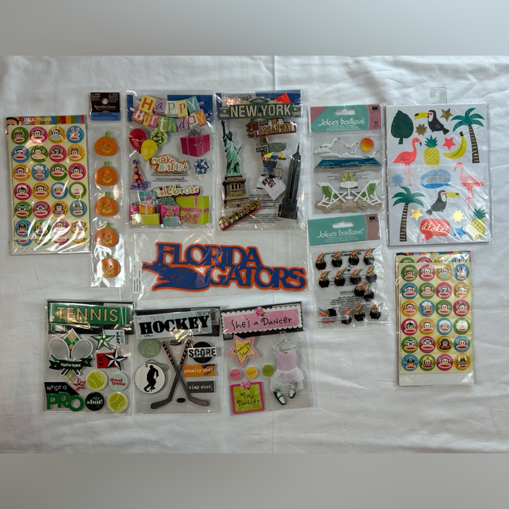 Sticker Assortment Scrapbooking  Rewards‎ Notes Celebrate 12 sets